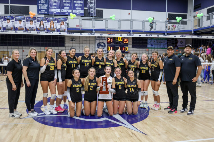 Verot downs Oasis to claim district volleyball championship